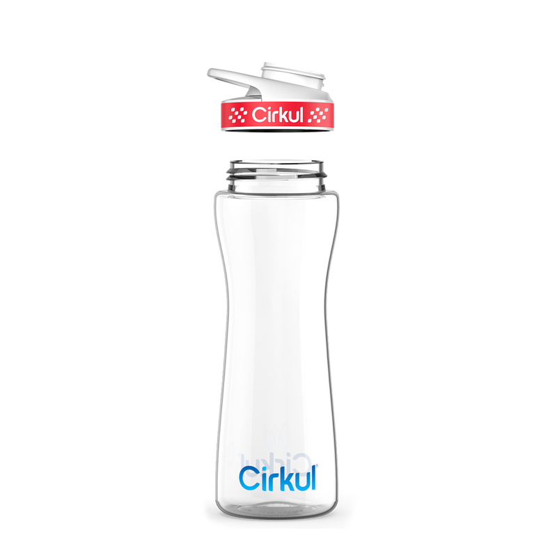 22oz. Plastic Bottle & Comfort Grip Lid | Clean Series