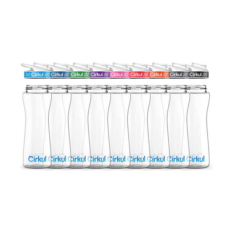 22oz. Plastic Bottle & Comfort Grip Lid | Clean Series