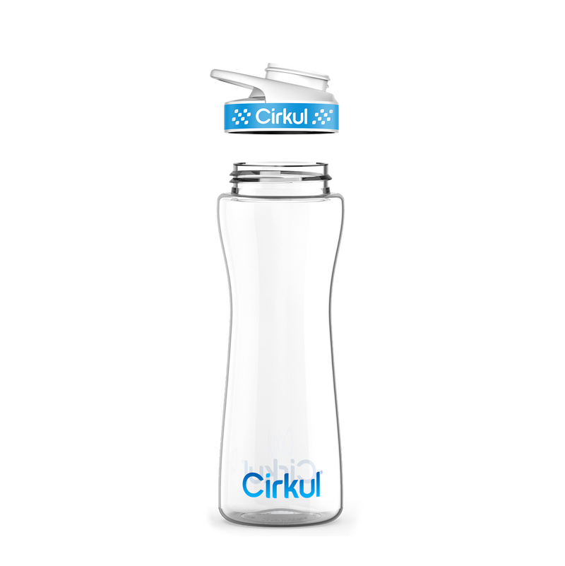 22oz. Plastic Bottle & Comfort Grip Lid | Clean Series