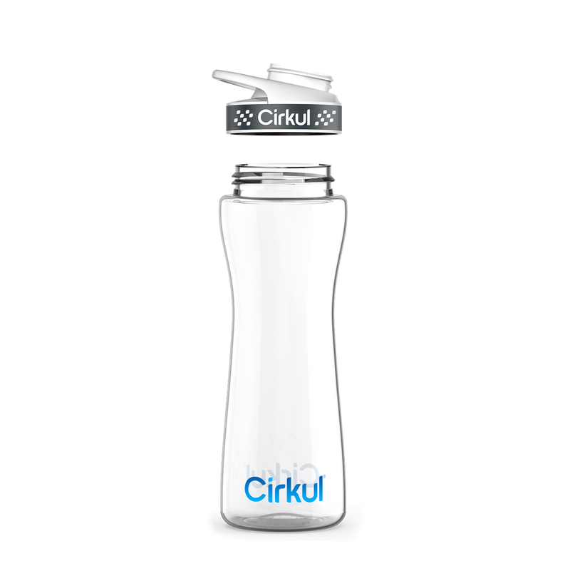 22oz. Plastic Bottle & Comfort Grip Lid | Clean Series
