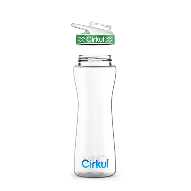 22oz. Plastic Bottle & Comfort Grip Lid | Clean Series