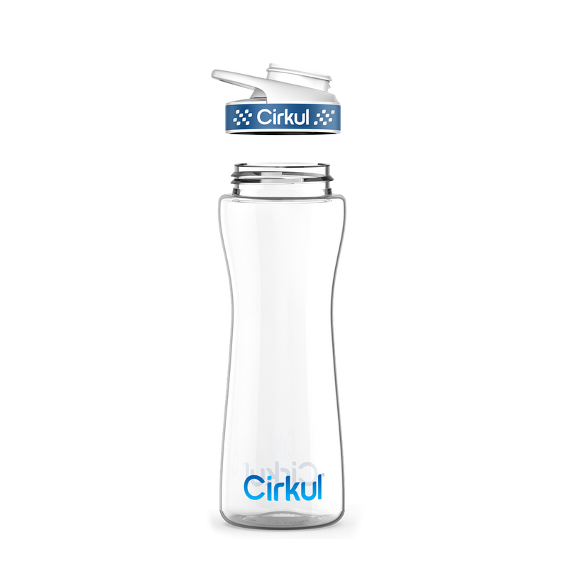 22oz. Plastic Bottle & Comfort Grip Lid | Clean Series