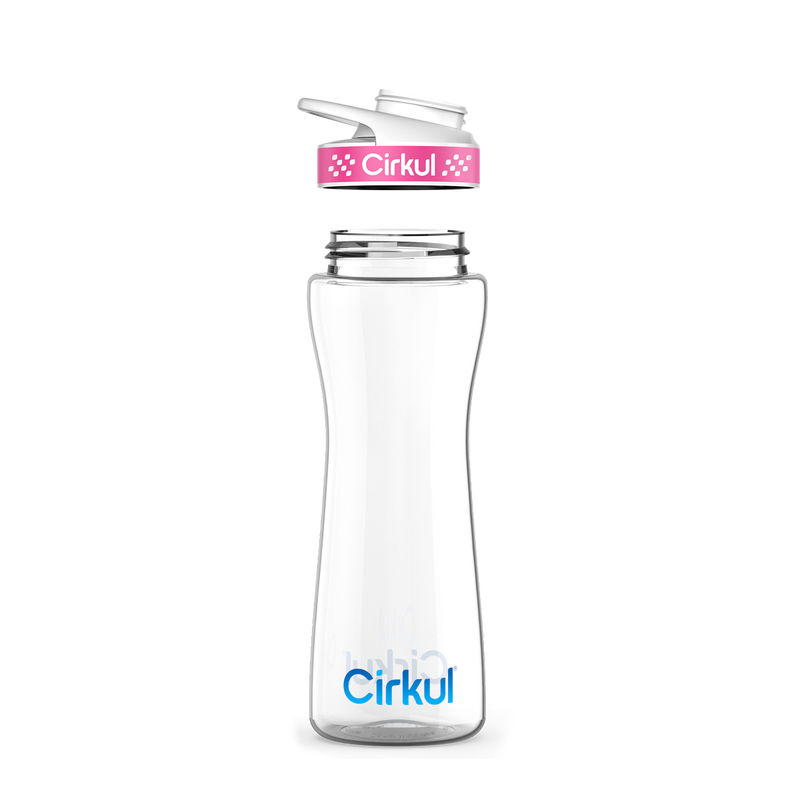 22oz. Plastic Bottle & Comfort Grip Lid | Clean Series