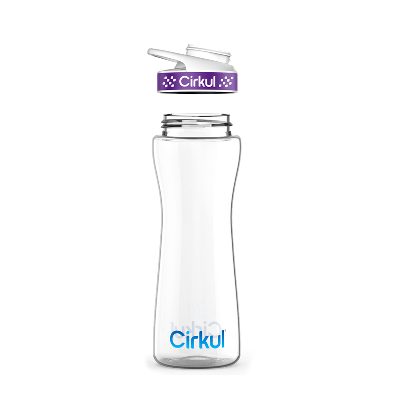 22oz. Plastic Bottle & Comfort Grip Lid | Clean Series