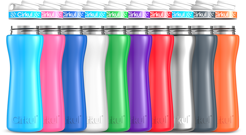 Custom 22oz. Stainless Steel Bottle & Comfort Grip Lid | Home Select