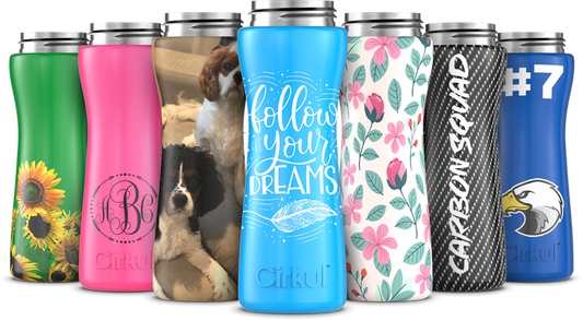 Custom 22oz. Stainless Steel Bottle & Comfort Grip Lid | Home Select