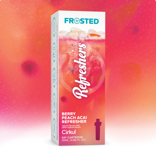 Frosted Berry Peach Acai Refresher | Simple Edit