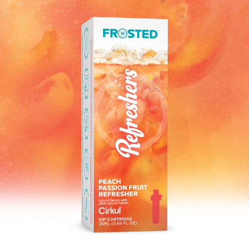 Frosted Peach Passion Fruit Refresher | Fresh Choice